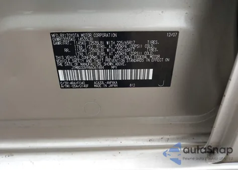 2008 Toyota Rav4 from USA, damaged, VIN JTMBD33V986067484